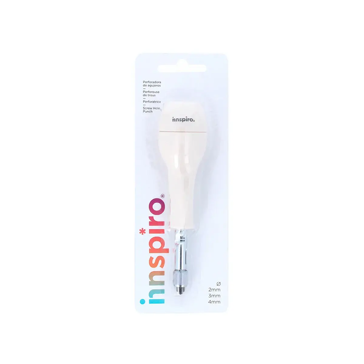 Perforatrice de trou diametre 2mm / 3mm / 4mm par pression a vis - Innspiro photo du produit