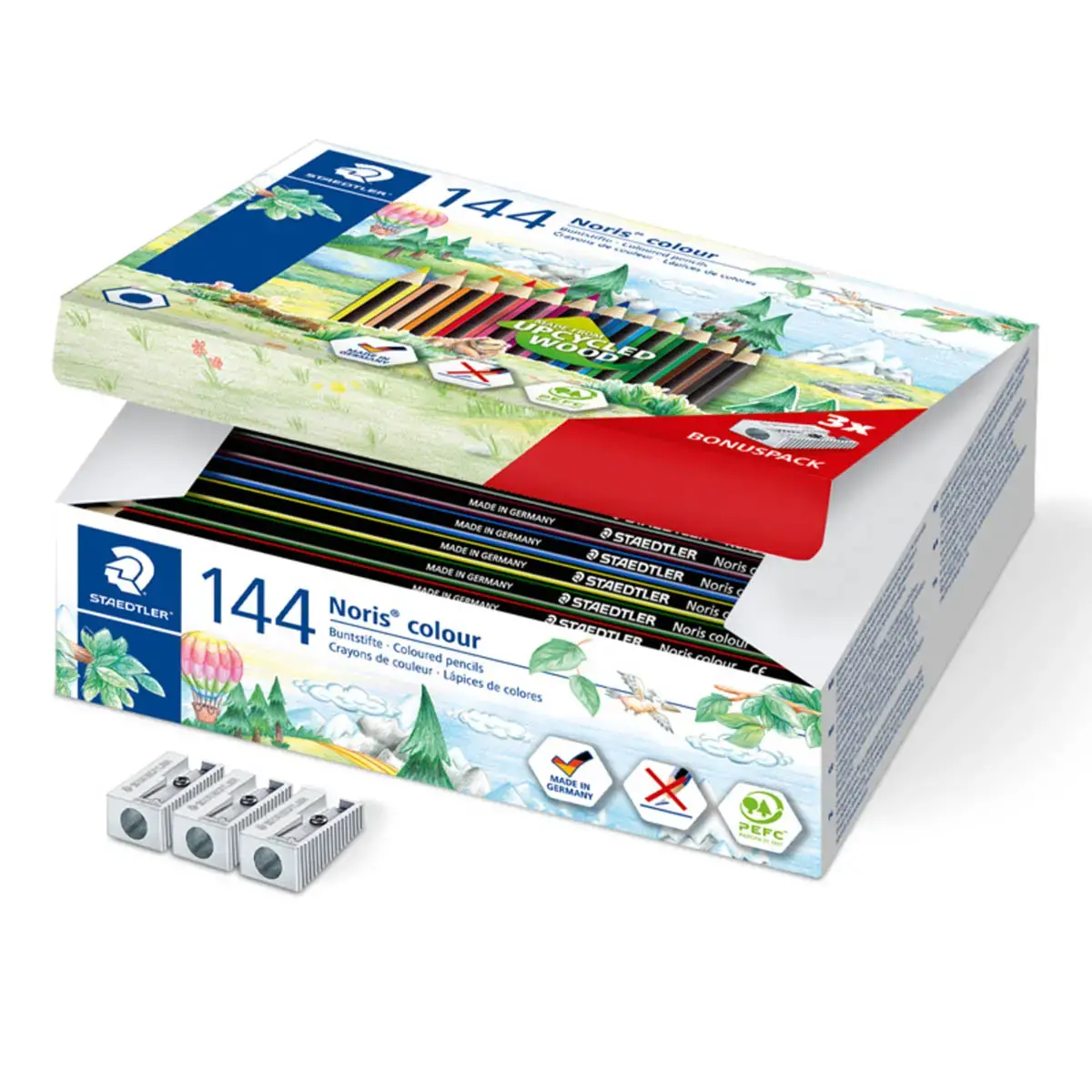 Crayon en bois upcycle noris colour 185 144 unit&eacute;s - Staedtler photo du produit