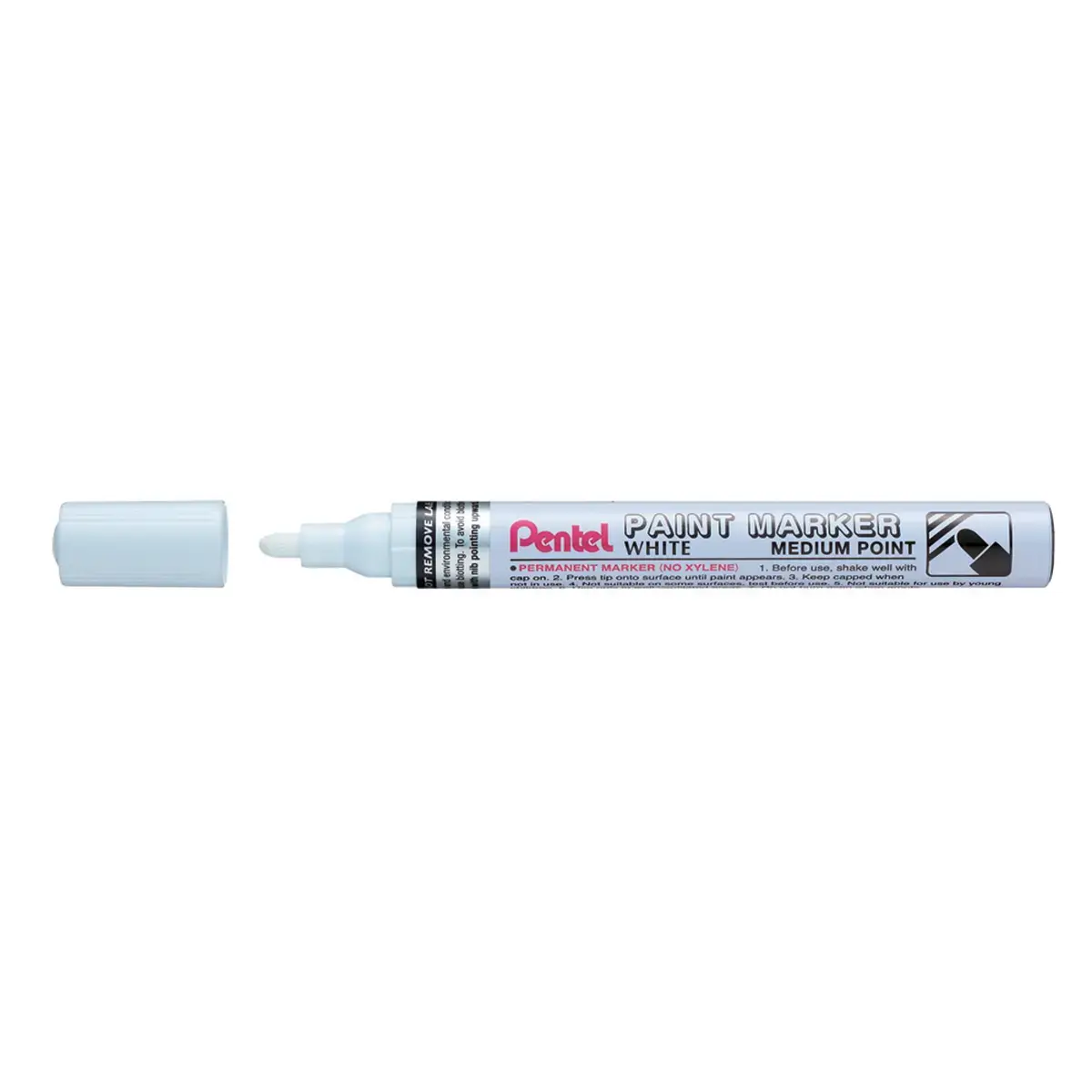 Marqueur peinture paint marker multi - supports blanc 4, 5mm - Pentel photo du produit