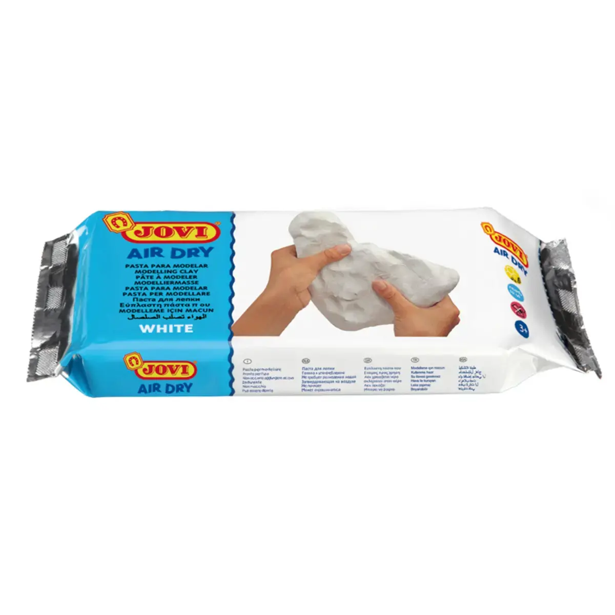 Pate a modeler autodurcissante coloris blanc pain 500g - Jovi photo du produit