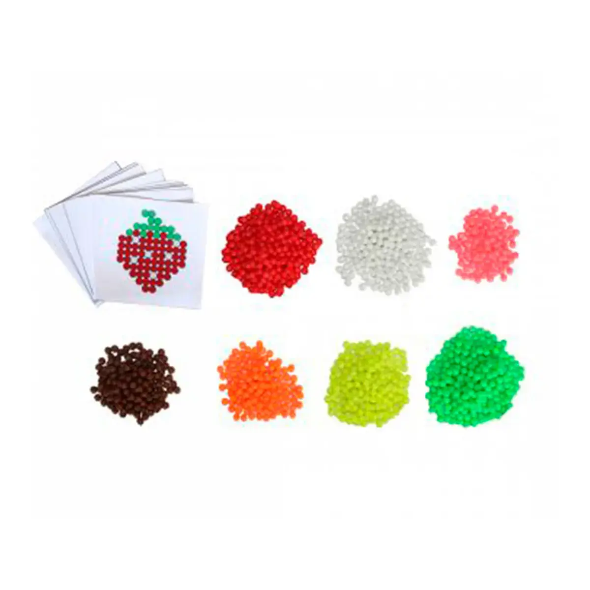 Pack aqua sodertex perles aqua'fruits 1500 pcs 7 coloris - Sodertex loolipo photo du produit