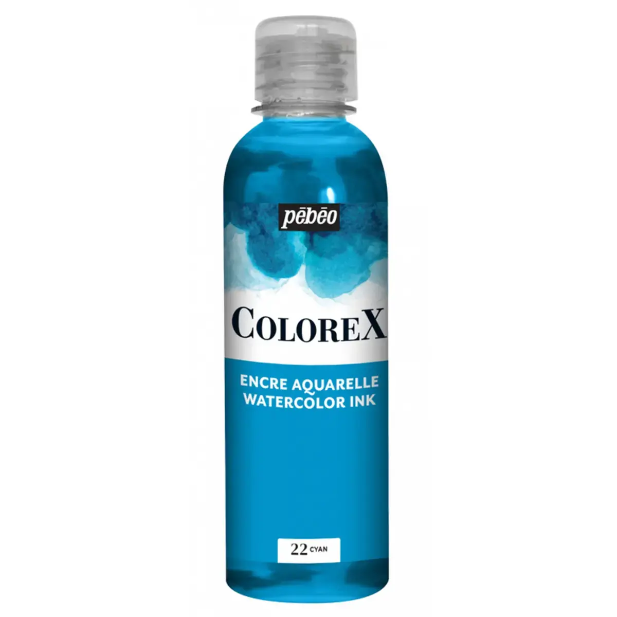 Encre colorex forte concentration cyan 250ml - Pebeo photo du produit