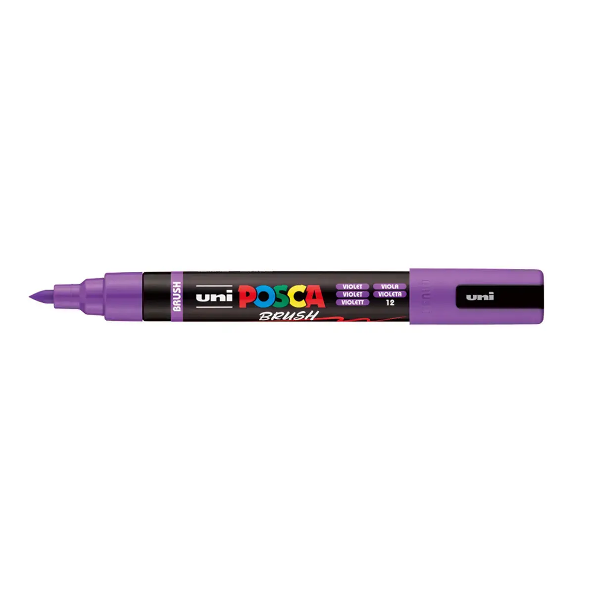 Marqueurs pointe moyenne brush marker violet pc5br vt - Posca photo du produit