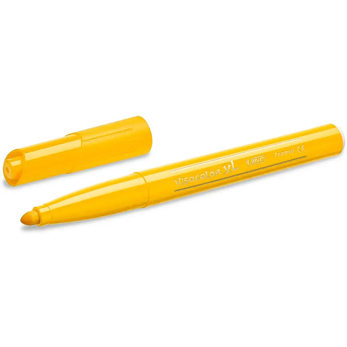 Feutres visacolor xl ecolutions pointe large 4, 5 mm jaune - Bic photo du produit