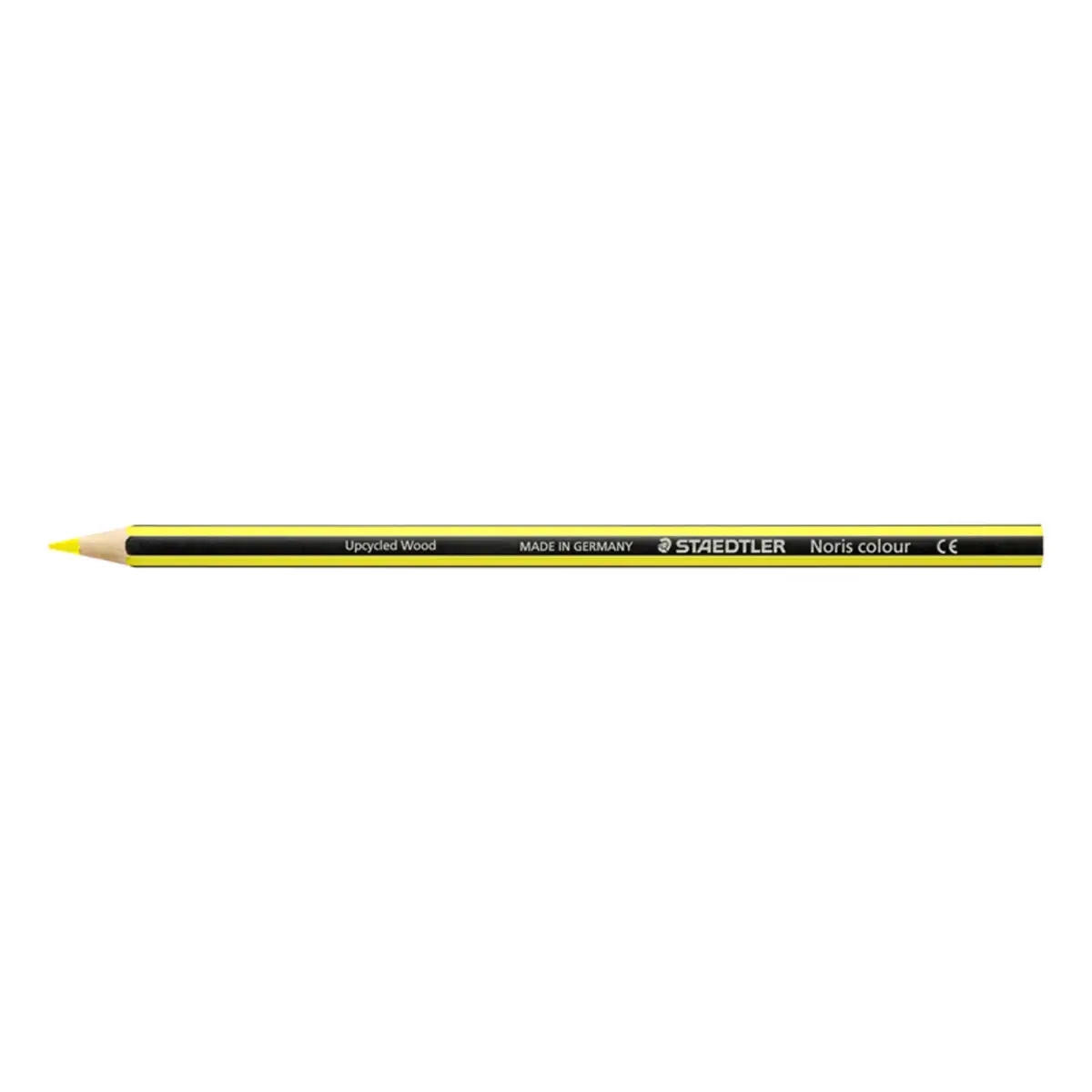 Crayons noris colour 185 jaune - bois upcycle - 12 pcs - Staedtler photo du produit