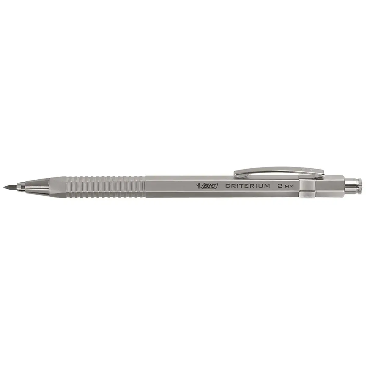 Portes - mine criterium mine 2mm gomme taille - mine aluminium - Bic photo du produit