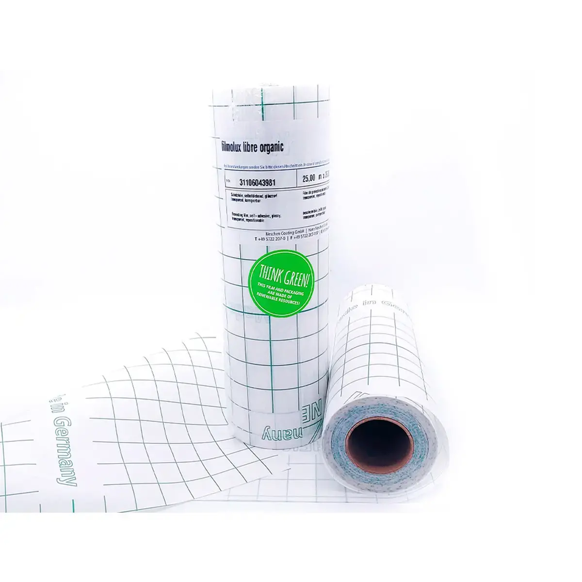 Film protecteur bio polyethylene vert 90 microns uv 25mx32cm - Filmolux photo du produit