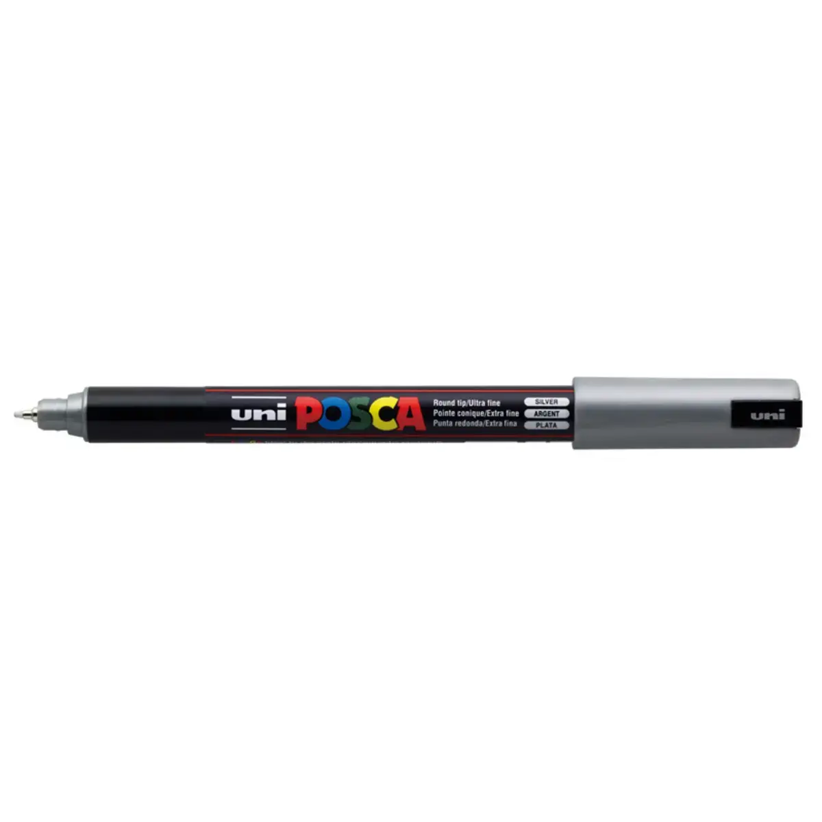 Marqueur pc1mr base eau pointe calibree extra fine 0, 7mm argent - Posca photo du produit