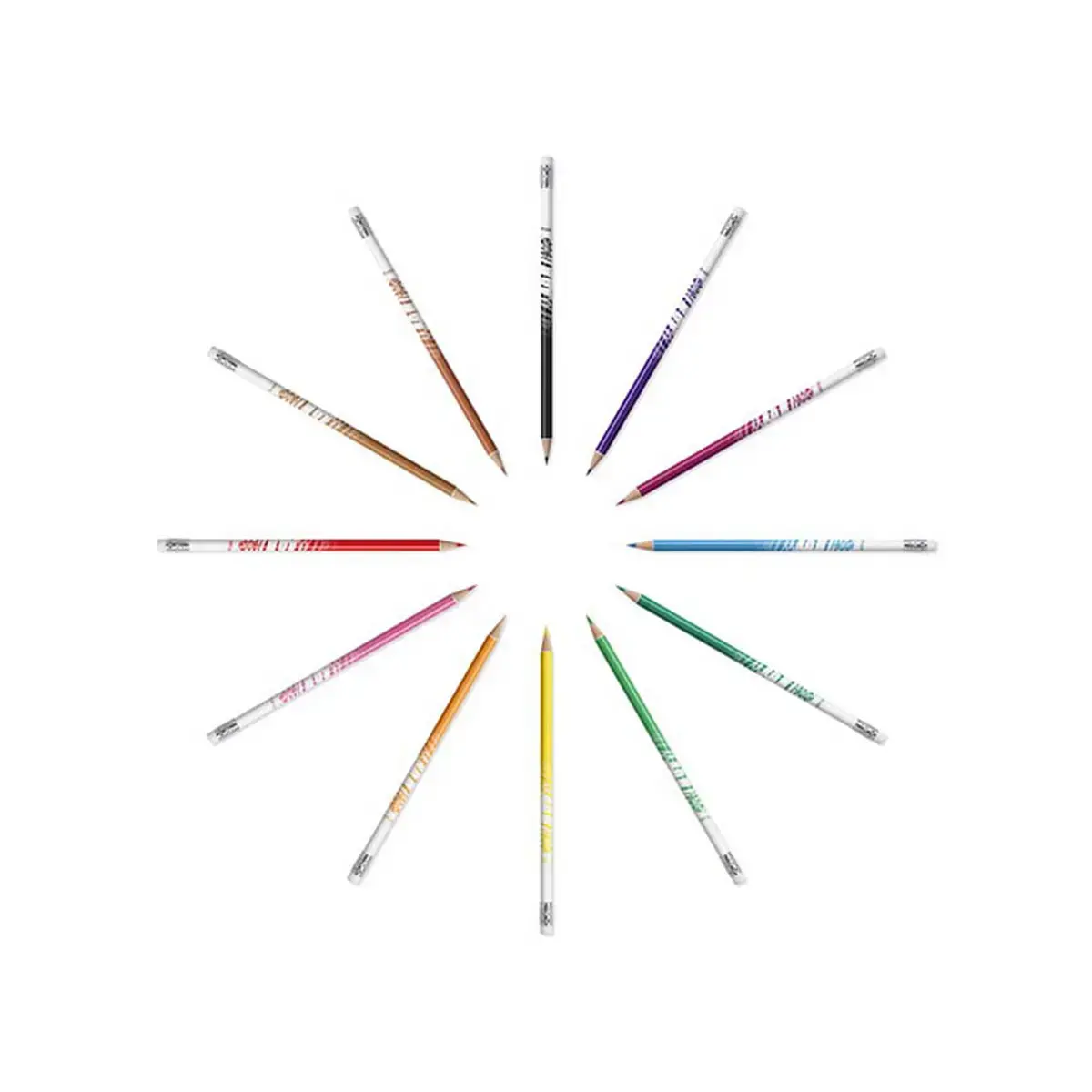 kids evolution illusion crayons de couleur effaçables 12 couleurs - Bic photo du produit