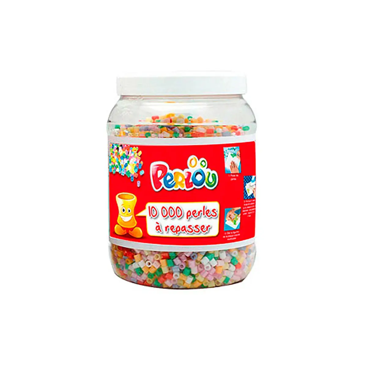 Perle a repasser 15 coloris assortis pot 10000 unit&eacute;s - Graine creative photo du produit