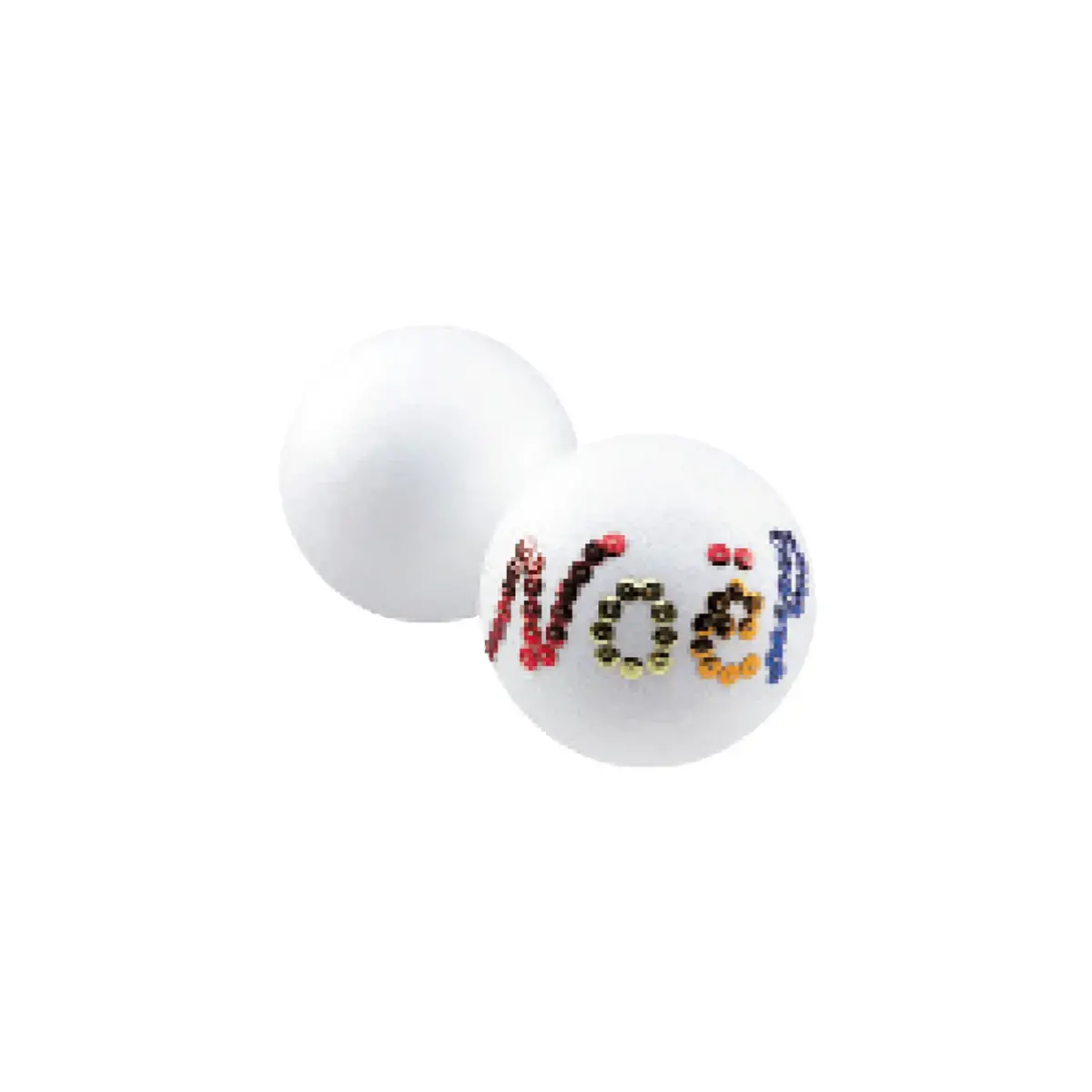Boules styropor a decorer diametre 80mm - Culture club photo du produit