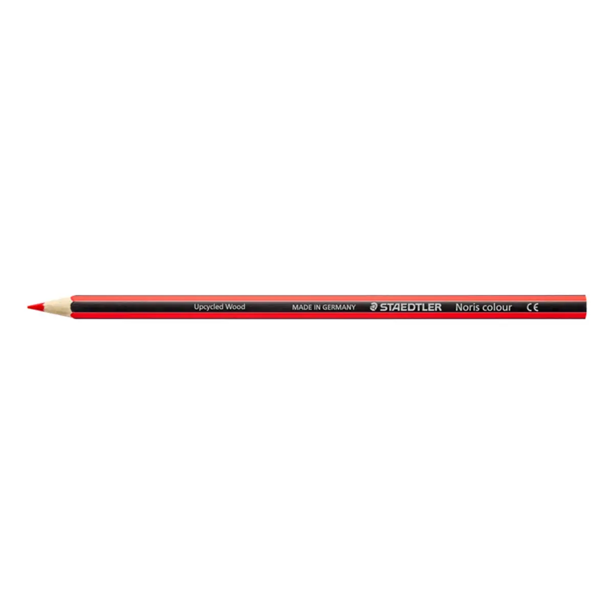 Crayons noris colour rouge bois upcyclé pochette 12 - Staedtler photo du produit