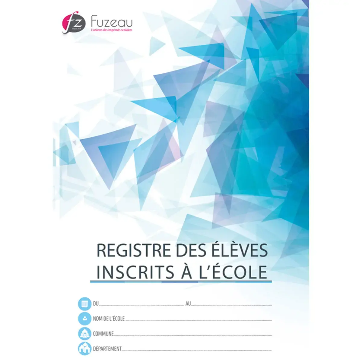 Registre 325 &eacute;l&egrave;ves inscrits -  a4 210 x 297mm - Fuzeau photo du produit
