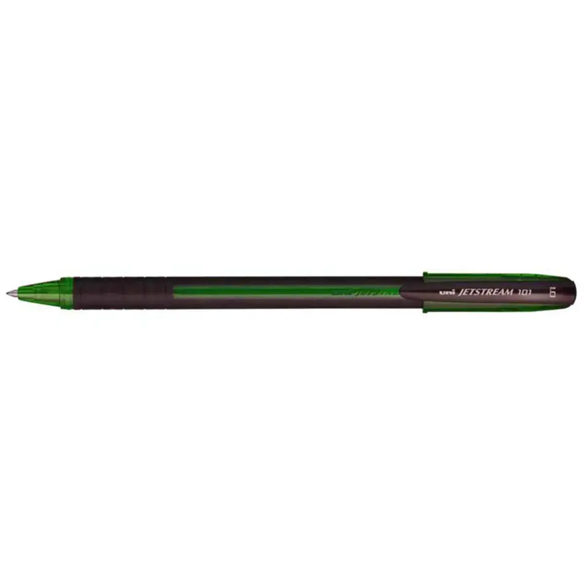 Stylo - bille uniball jetstream 101 pointe moyenne 0, 5mm vert - Uni ball photo du produit