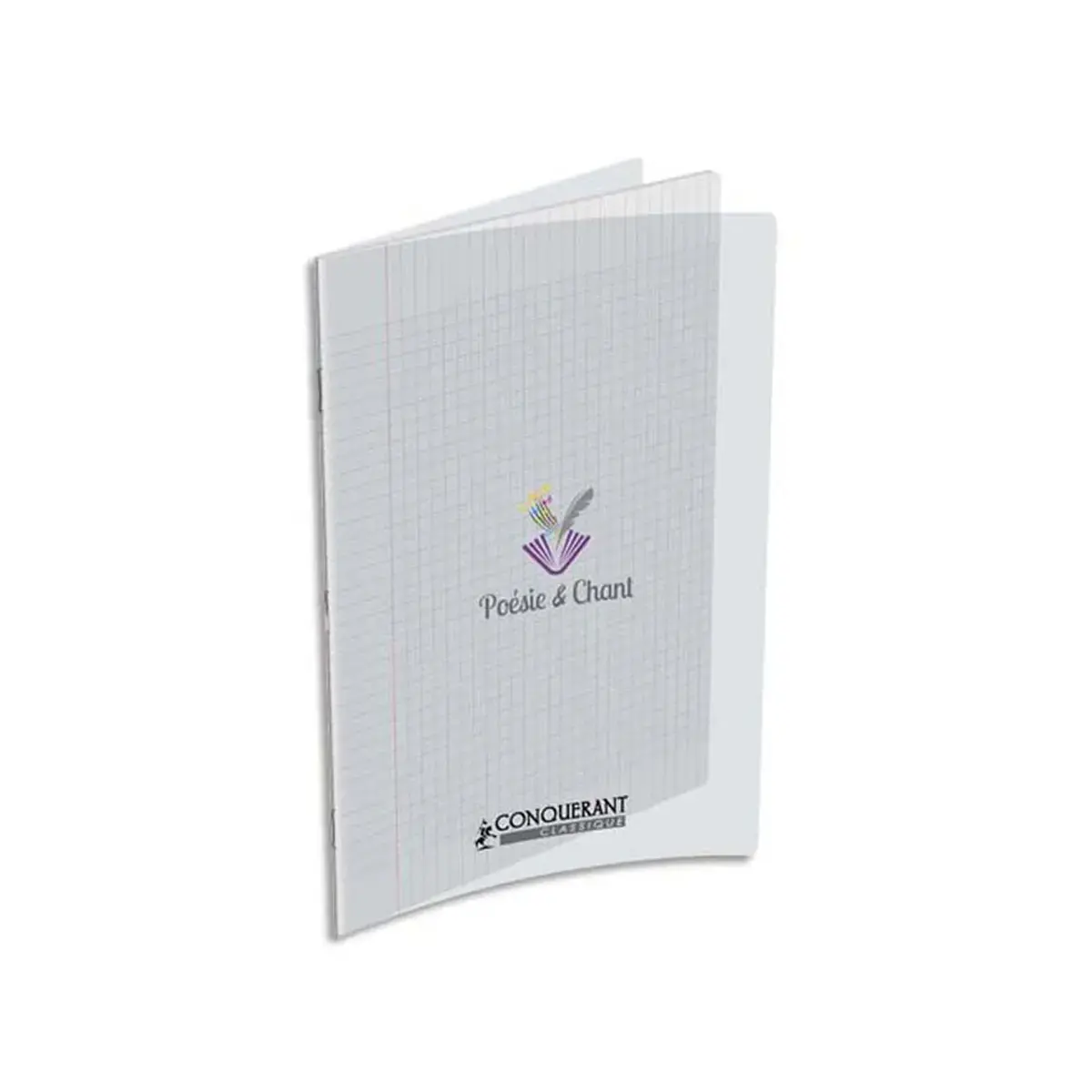 Cahier de po&eacute;sie/chant piq&ucirc;re Sey&egrave;s - A4+ 90g - 48 pages - Incolore - Conqu&eacute;rant photo du produit