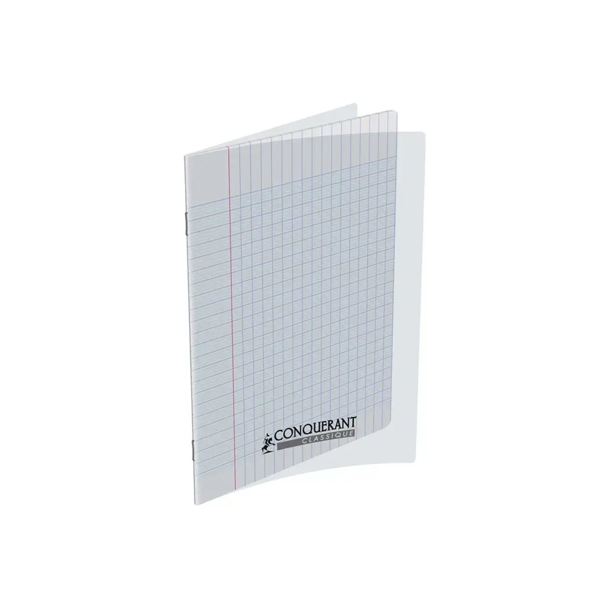 Cahier polypropyl&egrave;ne piq&ucirc;re Sey&egrave;s - A5+ 90 g - 140 pages - Incolore - Conqu&eacute;rant photo du produit