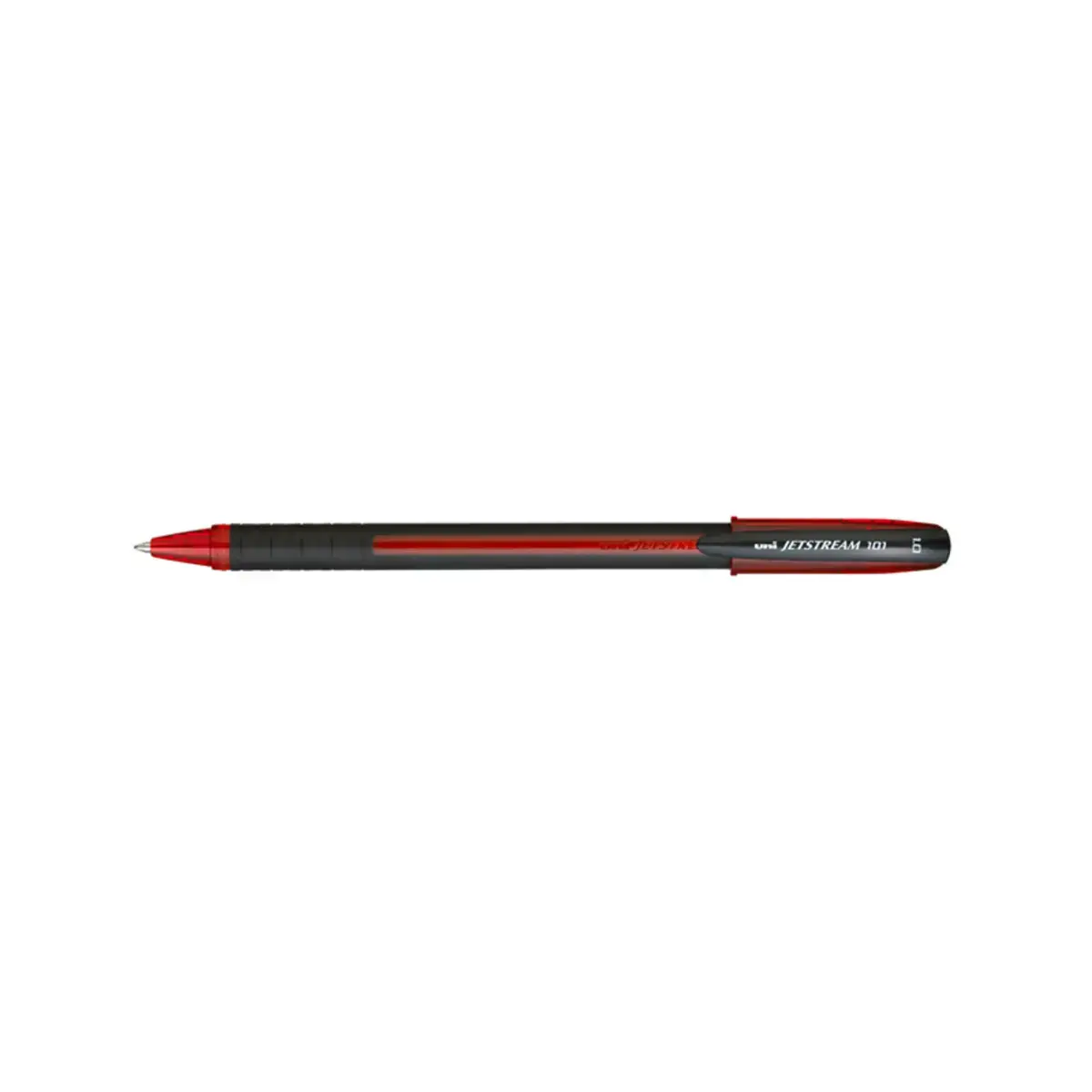 Stylo - bille uniball jetstream 101 pointe moyenne 0, 5mm rouge - Uni ball photo du produit