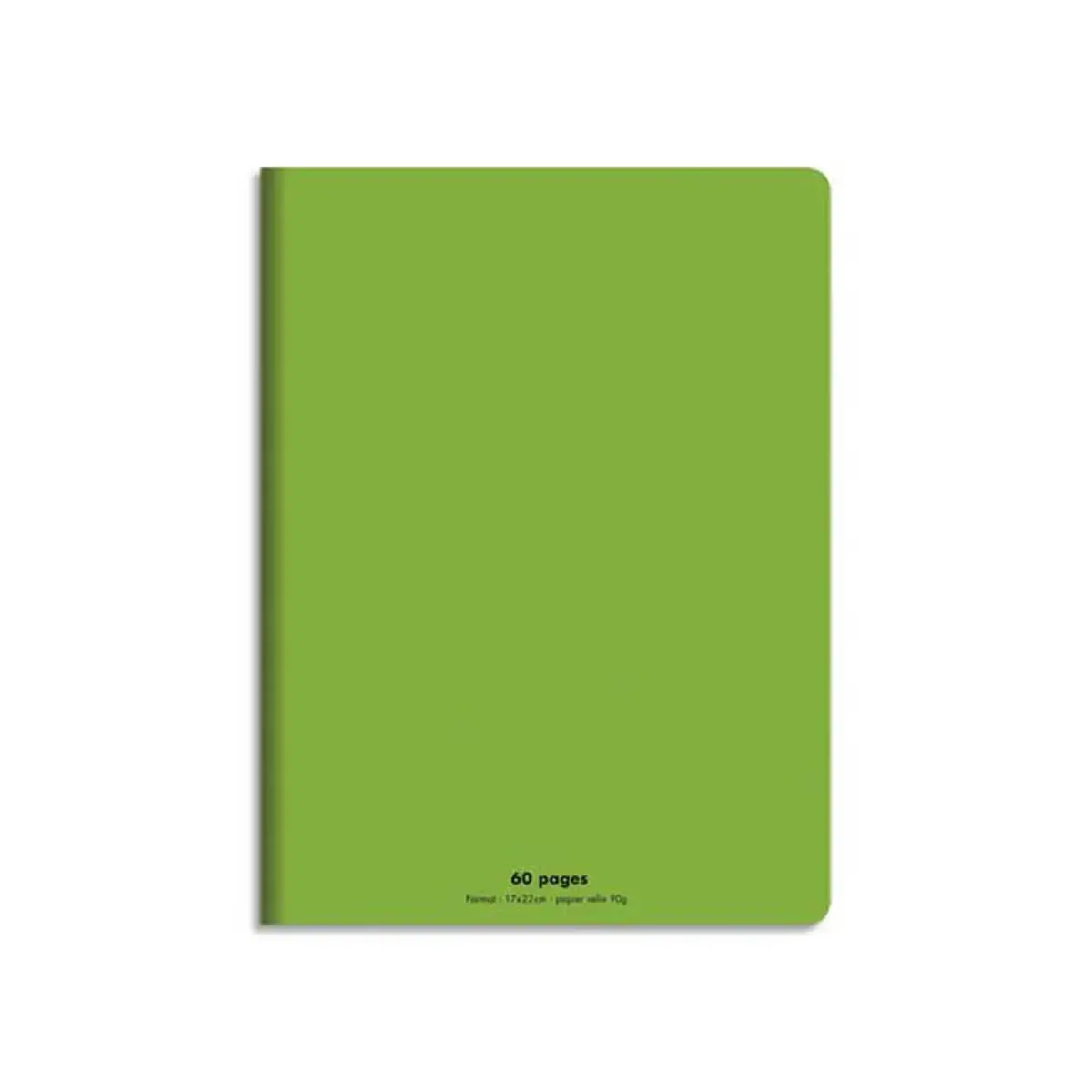 Cahier piq&ucirc;re Sey&egrave;s - A5+ 90 g - 60 pages - Vert - Conqu&eacute;rant photo du produit