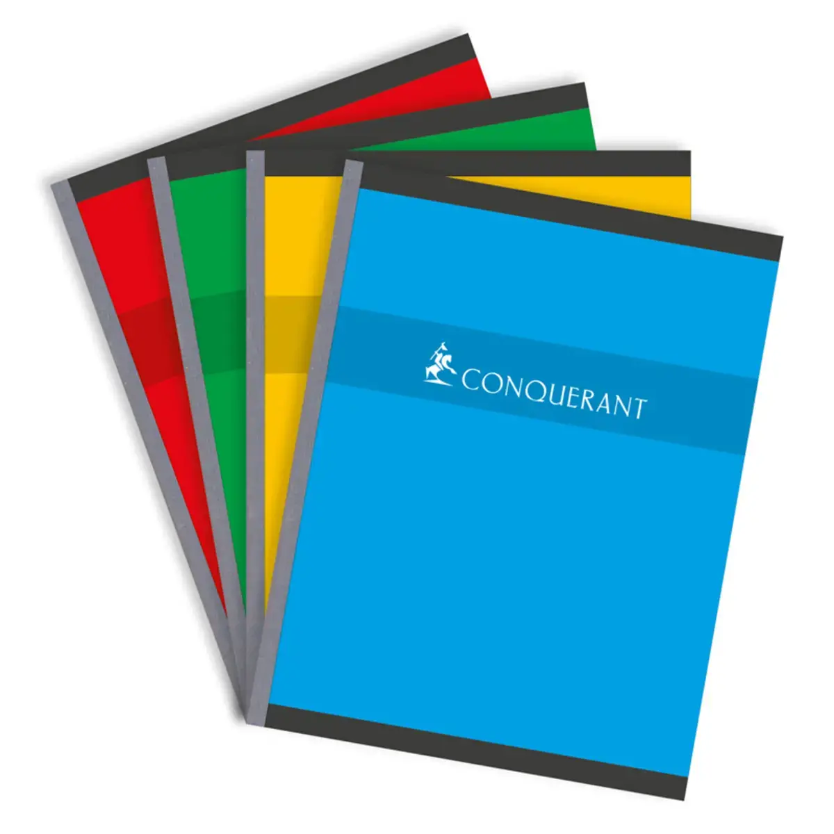 Cahiers broche sept couverture offset a5+ 17x22cm 192 pages - Conquerant photo du produit