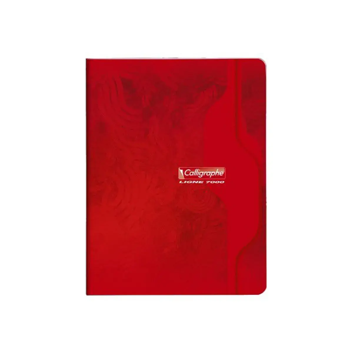 Cahiers piqure clairefontaine 7000 souple 17x22cm 96p seyes rouge - Calligraphe photo du produit