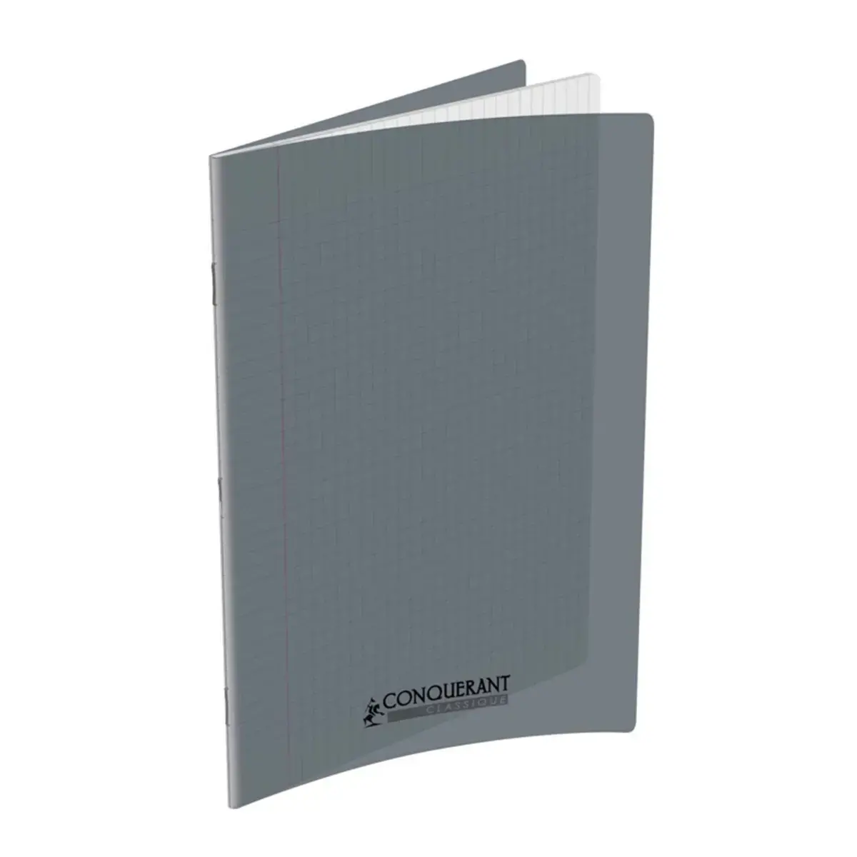 Cahiers agrafe polypropylene a4+ 48 pages - Gris - Conquerant photo du produit