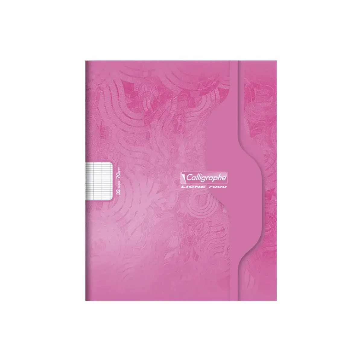 Cahiers piqure clairefontaine 7000 souple pp 21x29, 7cm 96p rouge - Calligraphe photo du produit