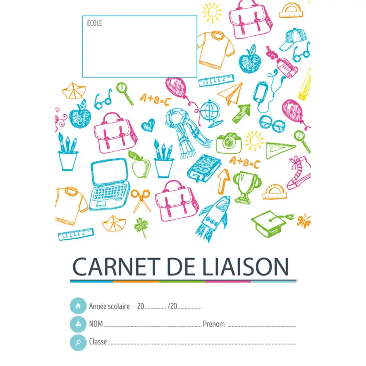 Carnet de liaison primaire editions 14, 5x20, 8cm - Fuzeau photo du produit