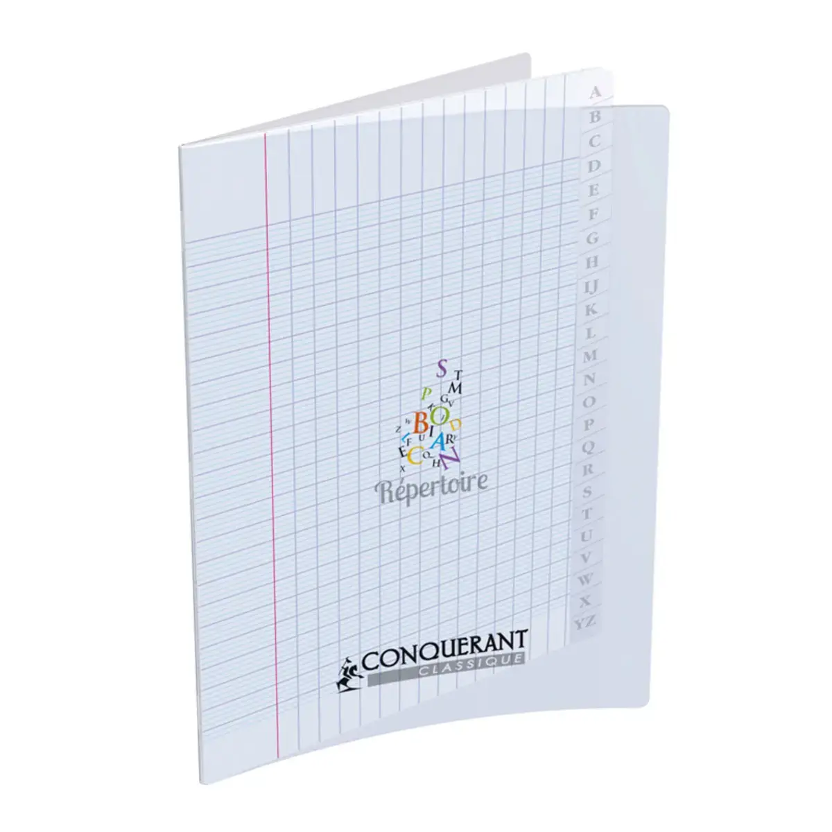 Repertoires classique couv polypro agrafe 170x220mm 96p - Conquerant photo du produit