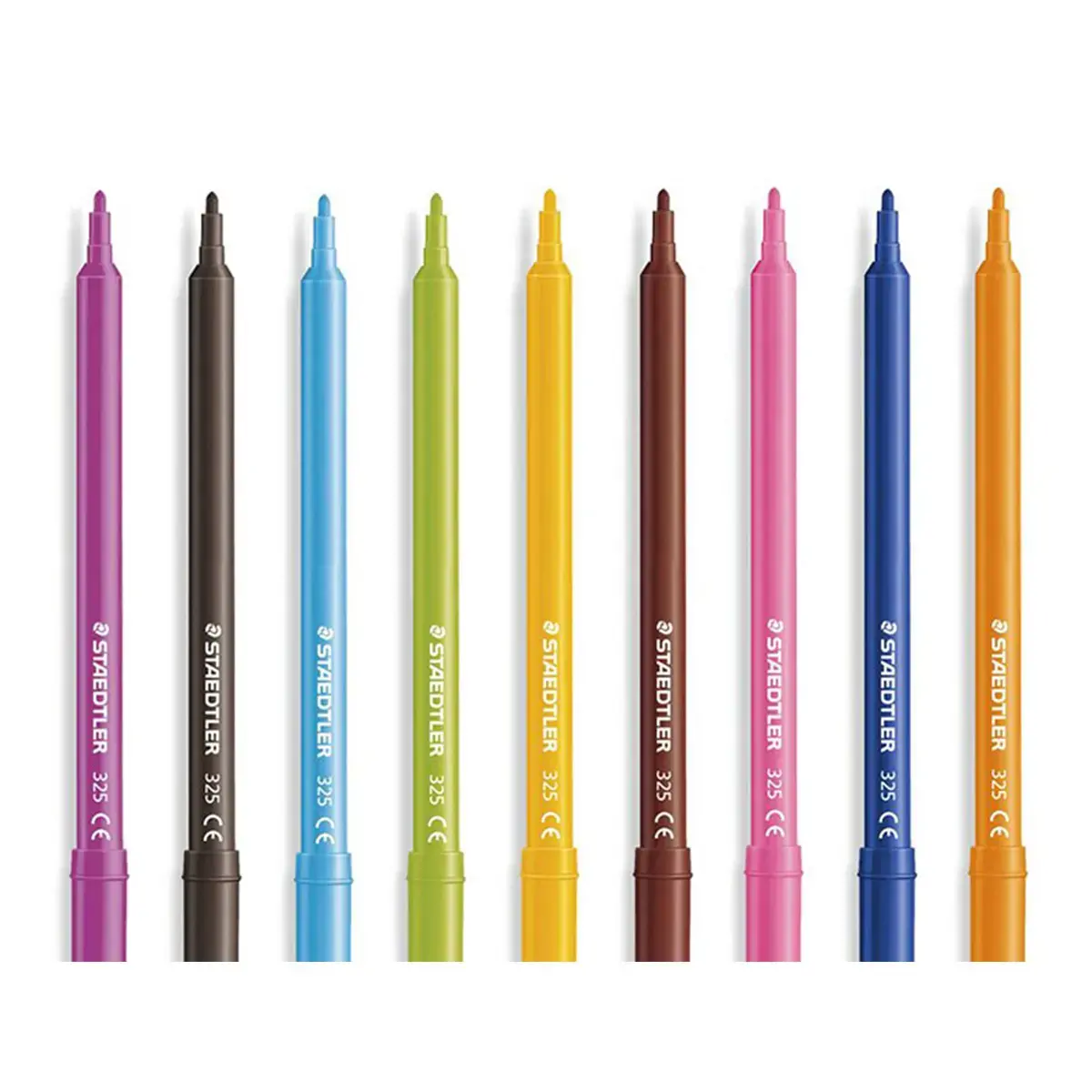 Stylo feutre 325 pointe moyenne 1mm pack 12 couleurs - Staedtler photo du produit