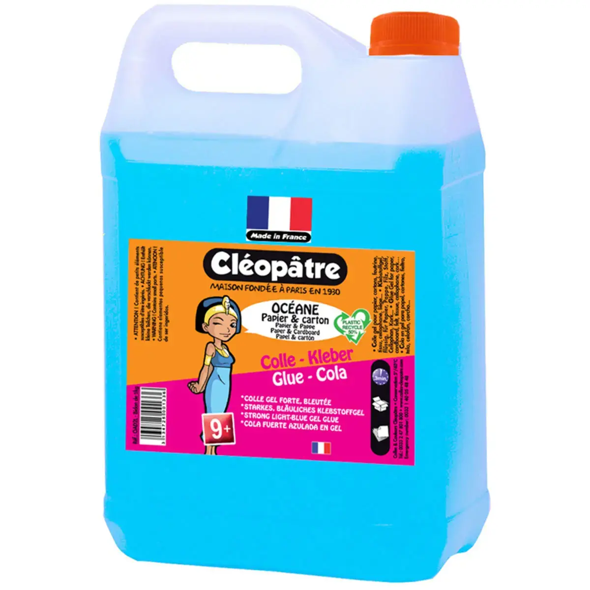 Colle oceane extra forte carton transparente 5l - Cleopatre photo du produit