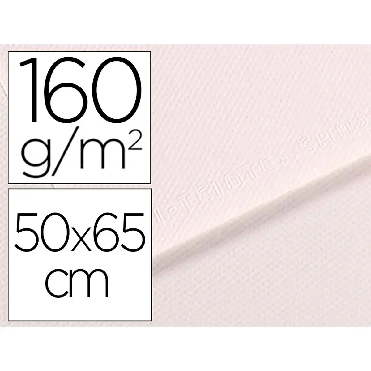 Papiers dessin feuille mi - teintes n335 160g 50x65cm blanc - Canson photo du produit
