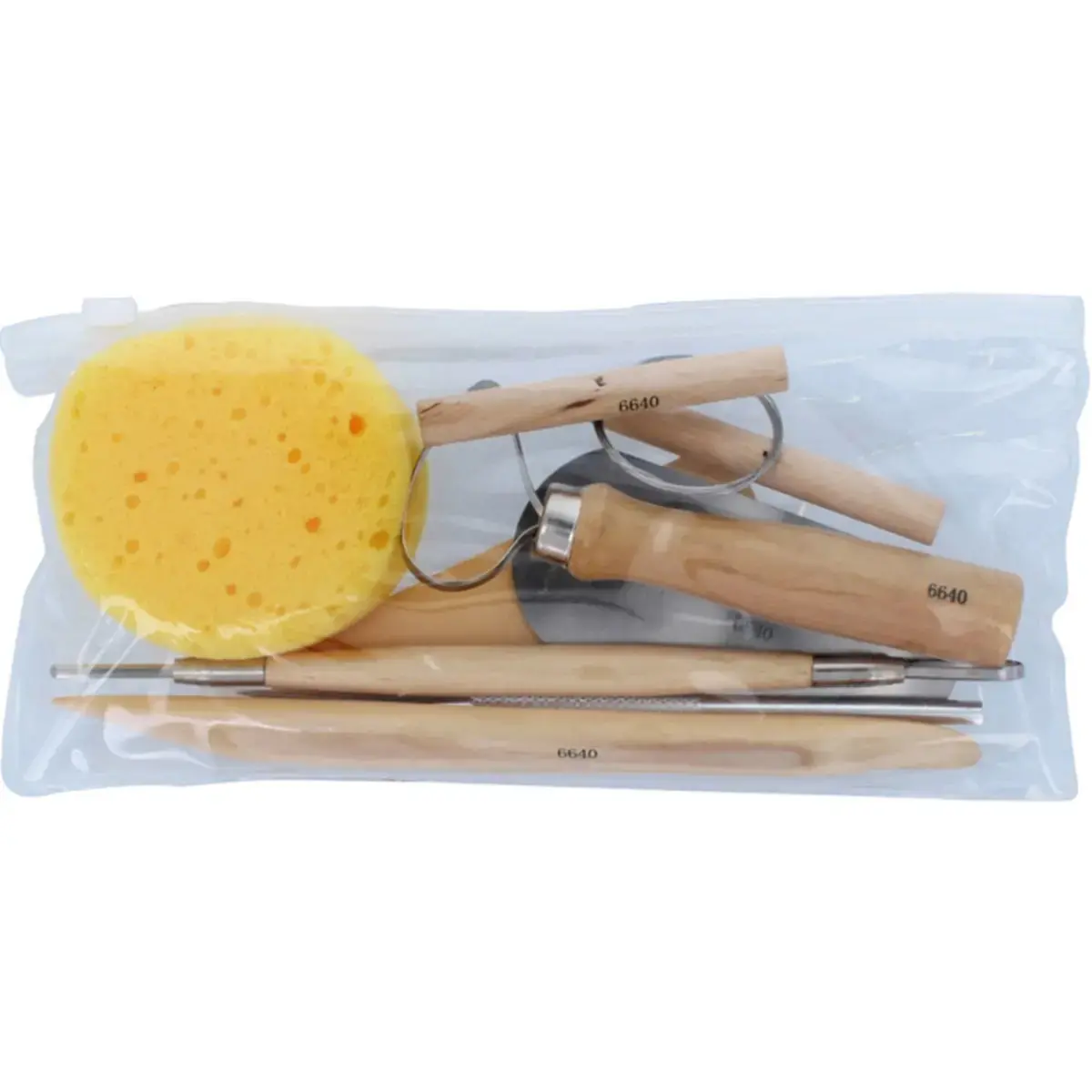 Kit du potier 8 outils pour modeler et argile avec trousse - Innspiro photo du produit