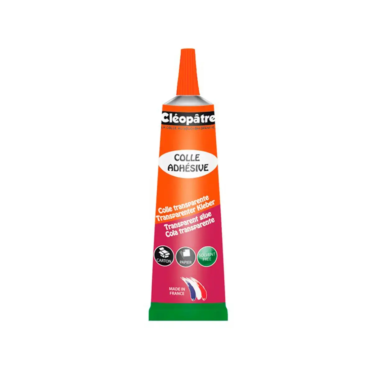 Colle transparente universelle tube alu 30g - Cleopatre photo du produit
