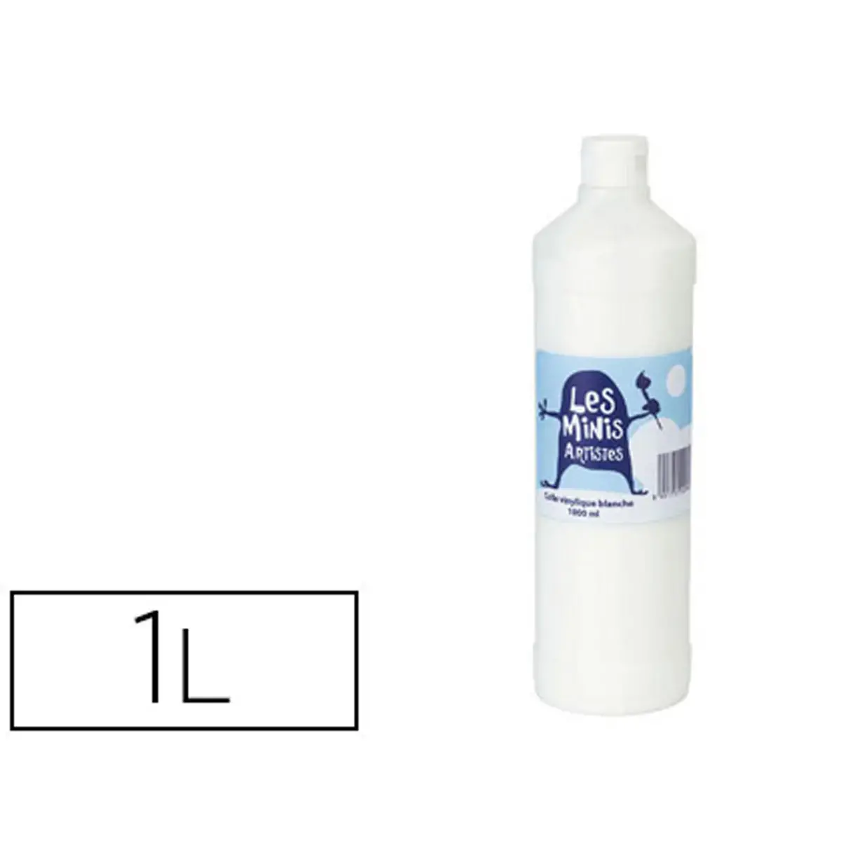 Colle vinylique les minis artistes usage scolaire bidon 1l - La francaise des couleurs photo du produit