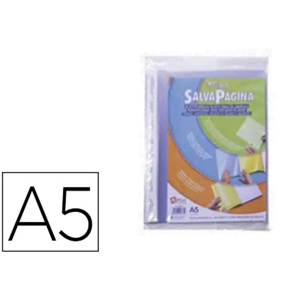 Lots 20 paires rabats adhesifs 22x27, 5 pour cahier polypro a4 - Riplast photo du produit