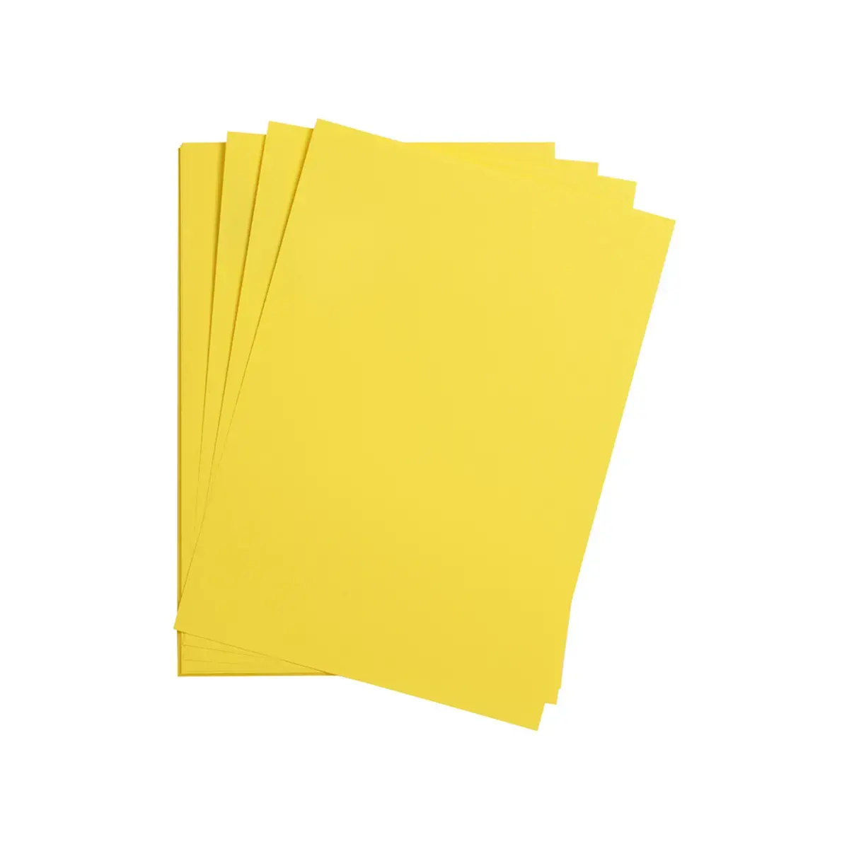 Feuille papier maya 270g jaune citron 25 unités - Clairefontaine photo du produit