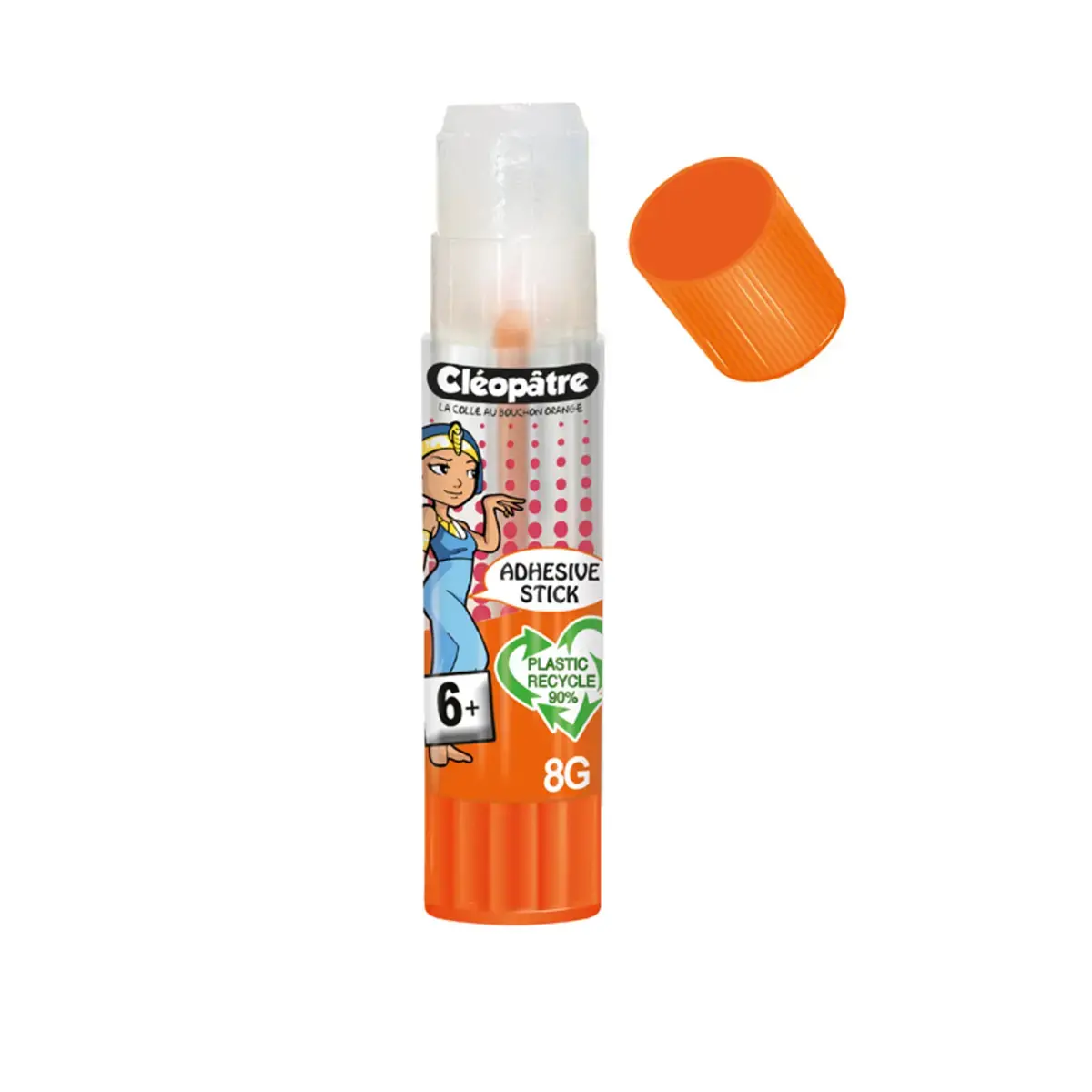 Stick de colle invisible forte 8 gr - Usage intensif - Cleopatre photo du produit