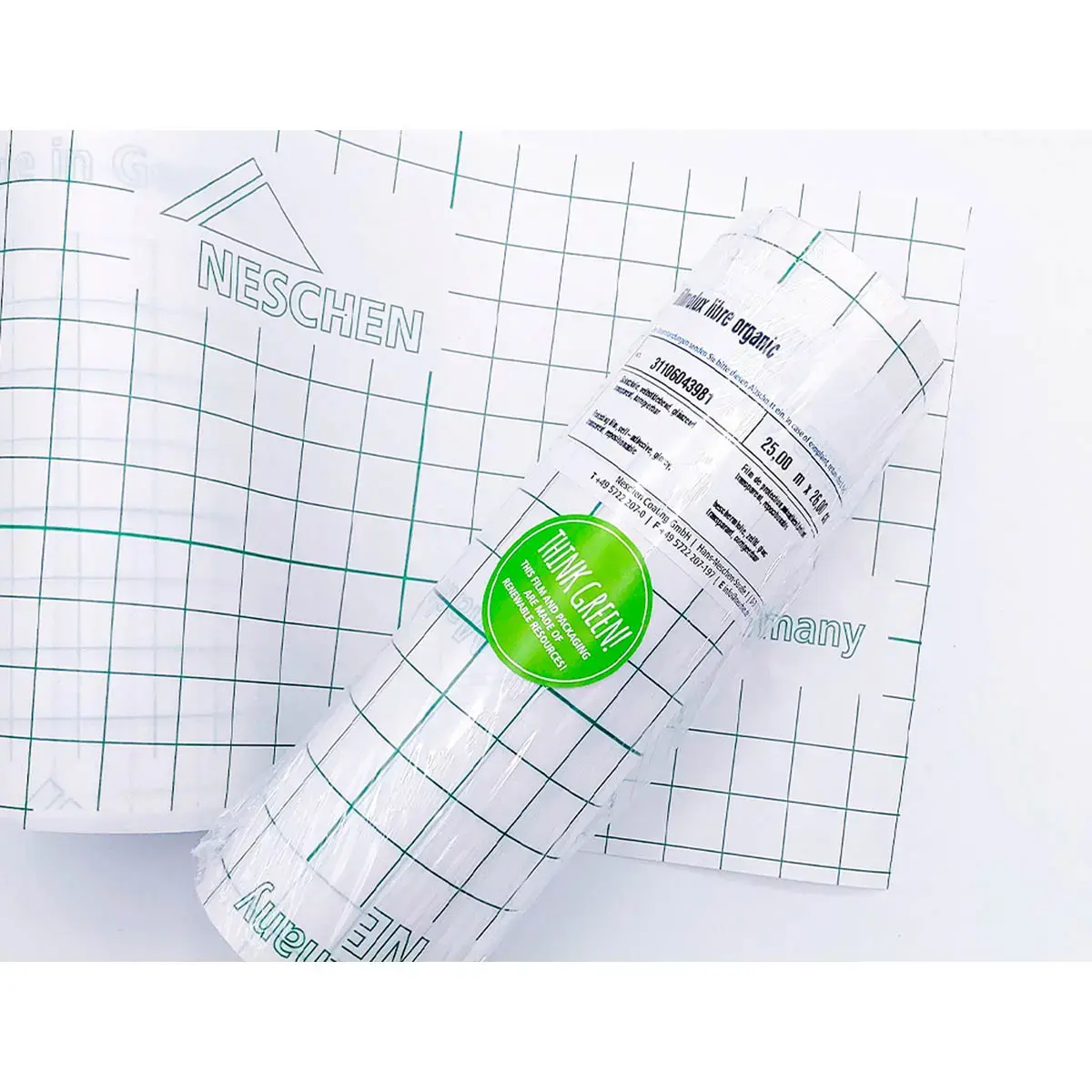 Film protecteur bio polyethylene vert 90 microns uv 25mx41cm - Filmolux photo du produit