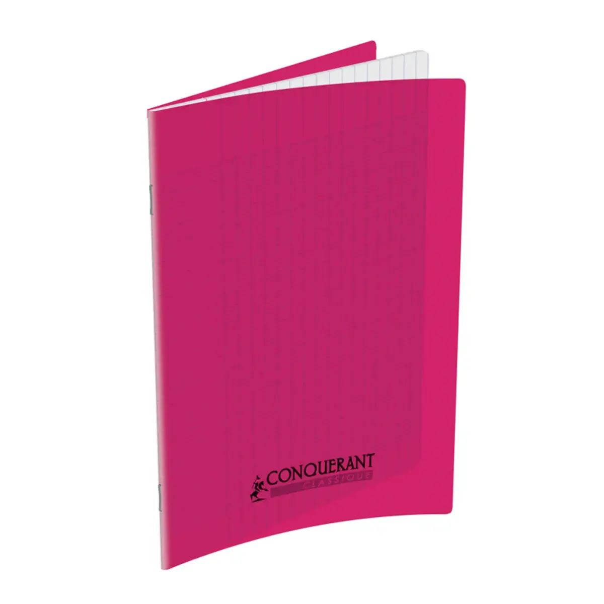 Cahiers pique 17x22cm 96 pages 90g rose transparent - Conquerant photo du produit