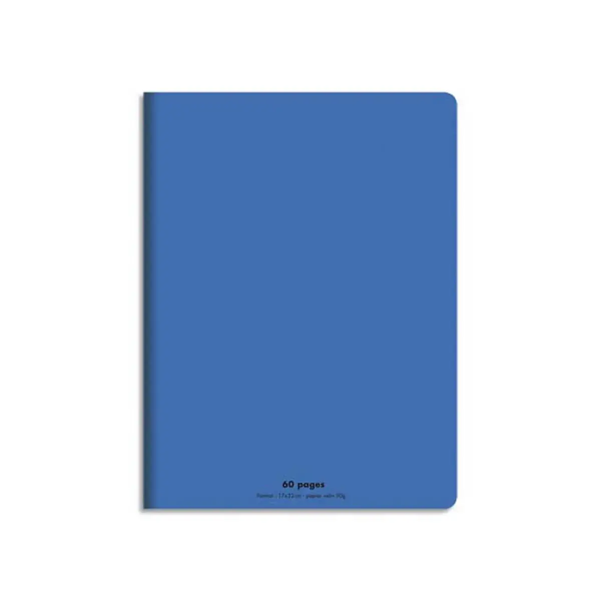 Cahiers pique classique 17x22cm 60 pages bleu - Conquerant photo du produit