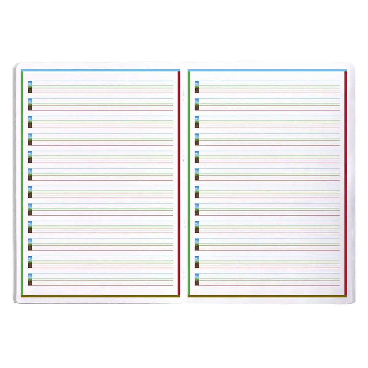 Cahiers &eacute;criture piqu&eacute; sp&eacute;cial dys 210x297mm 48p - Clairefontaine photo du produit