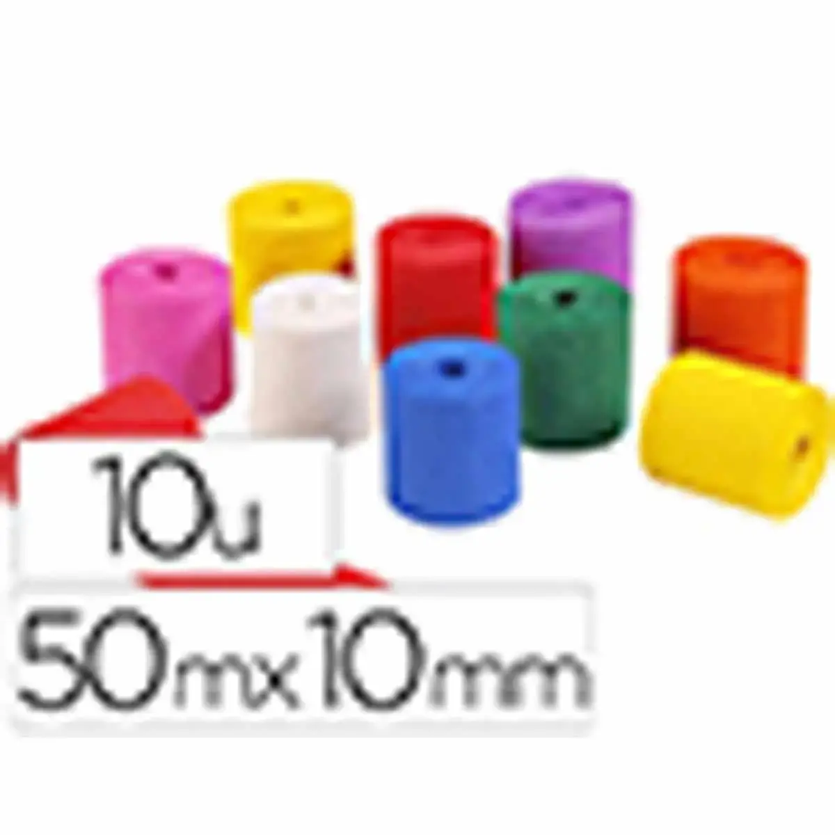 Bande papier crepon ignifuge 50mmx10m 10 unités - Clairefontaine photo du produit