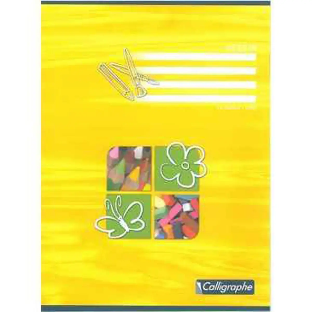 Cahier dessin piqure couv 24x32cm 16 pages uni - Calligraphe photo du produit