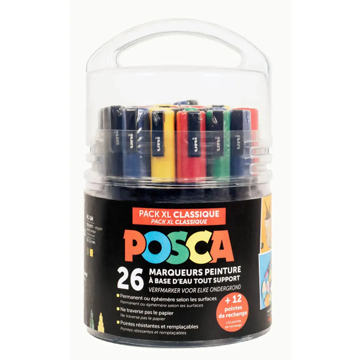 Pack educreatif classique + 30 masques animaux + fiche atelier - Posca photo du produit