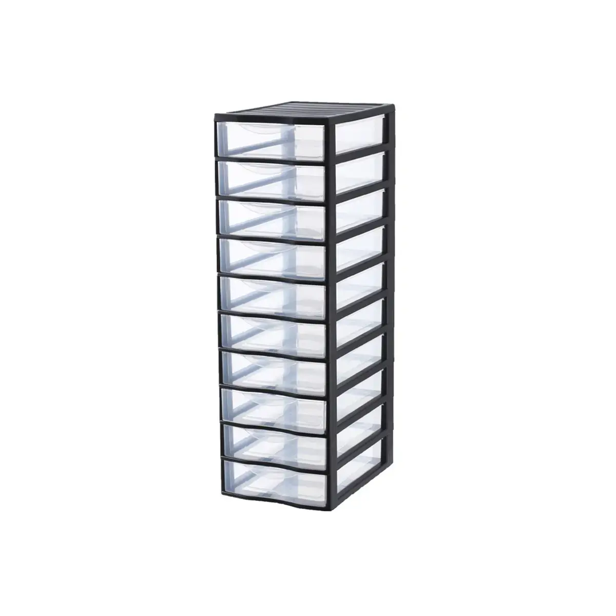 Tour de rangement 10 tiroirs empilable 36x26x81 cm - Fast photo du produit