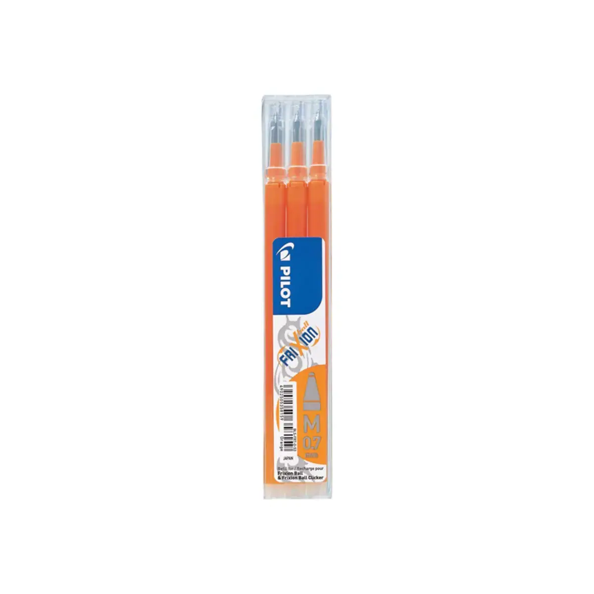 Recharge roller frixion clicker 0.5mm orange x3 - Pilot photo du produit