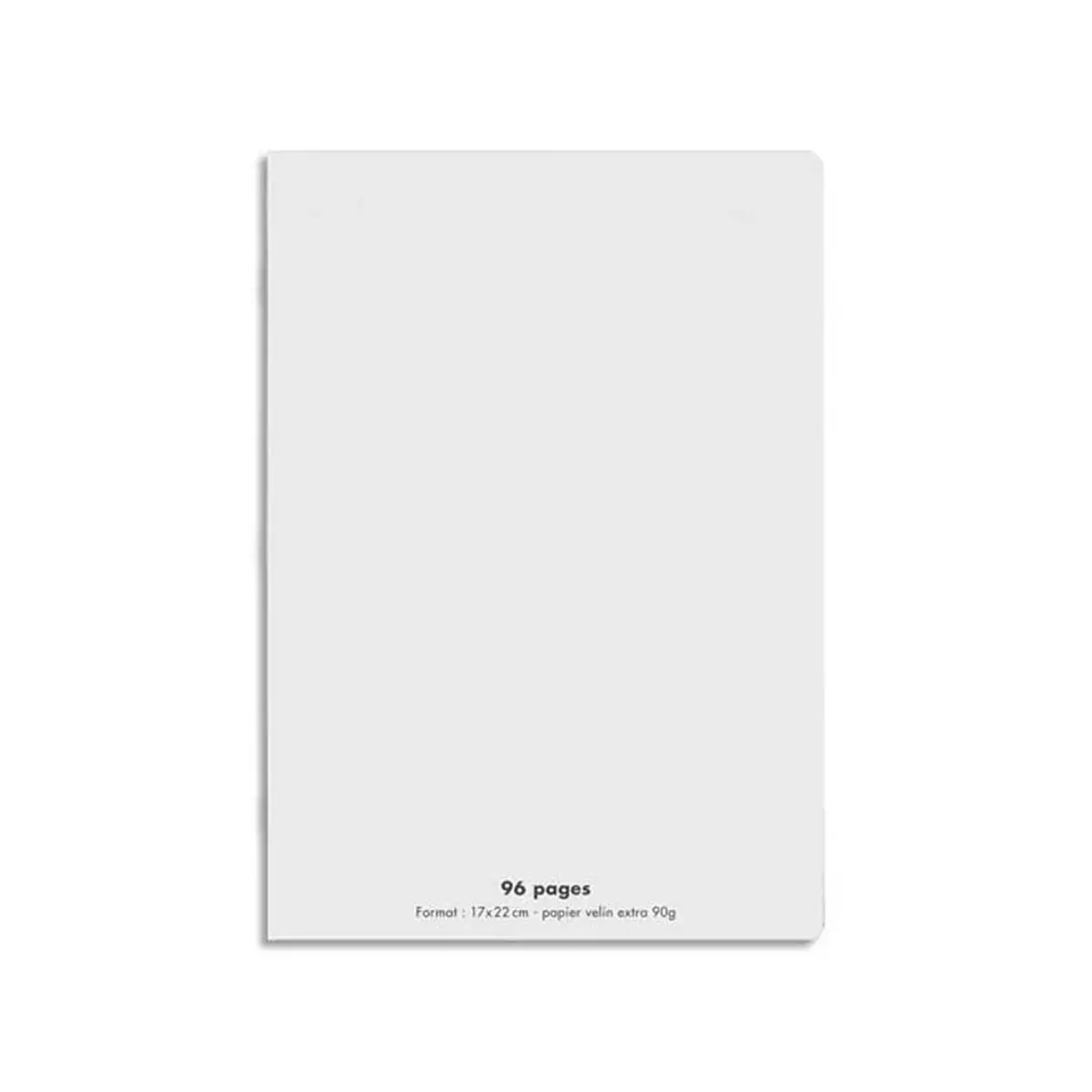 Cahiers pique classique 17x22cm 96 pages gris - Conquerant photo du produit