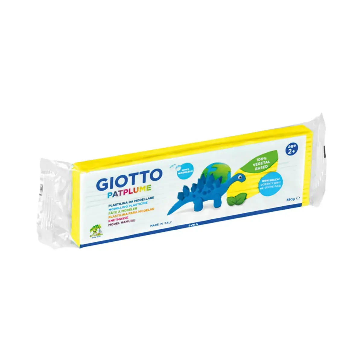 Patplume matière végétale souple pain précoupé 350g jaune - Giotto photo du produit