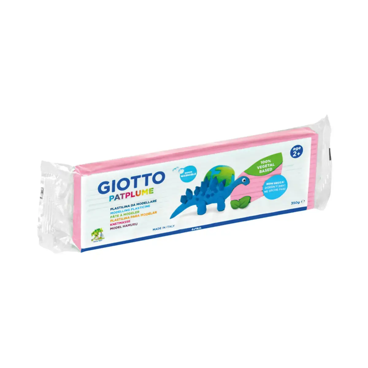 Patplume matière végétale souple pain précoupé 350g rose - Giotto photo du produit
