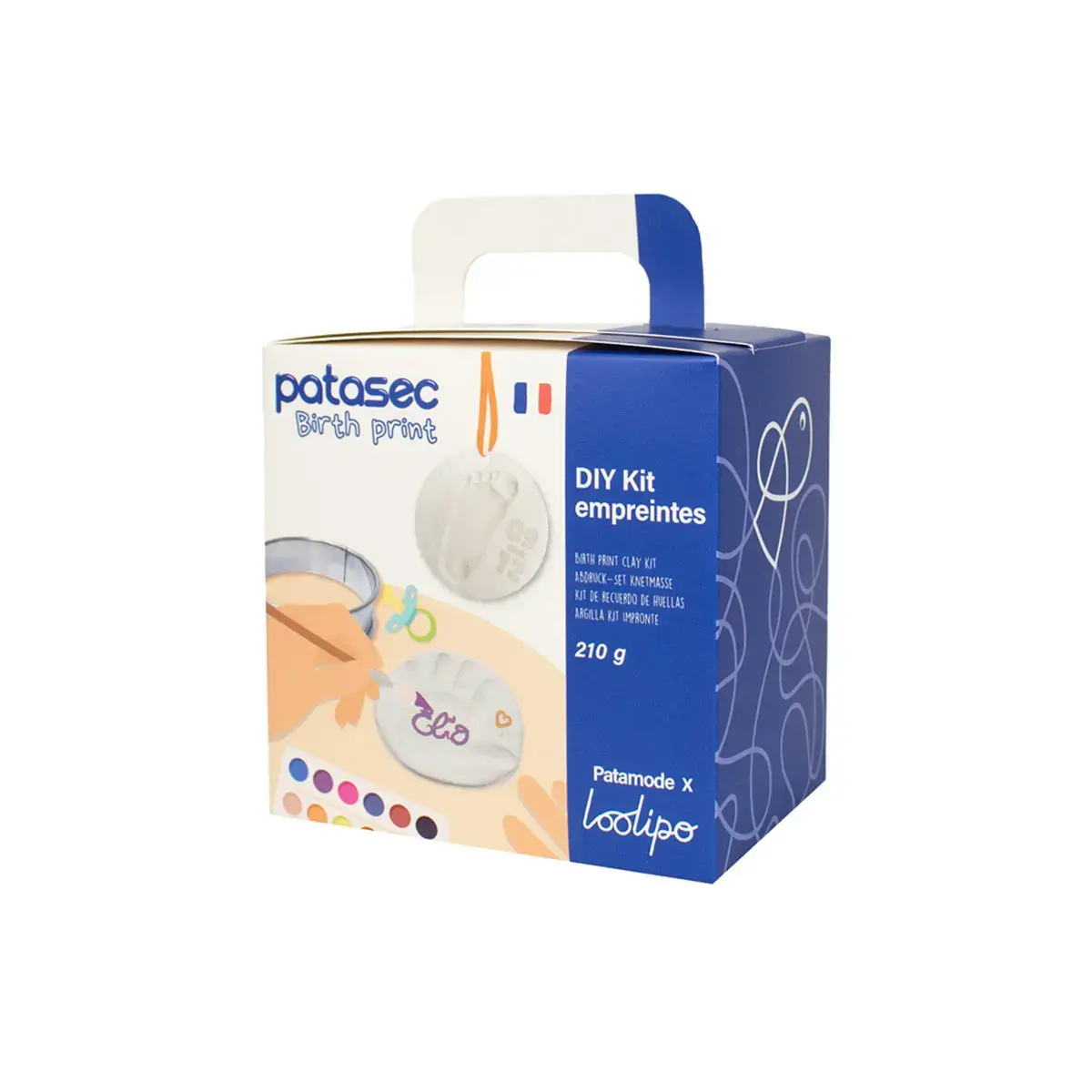 Kit empreinte loolipo patasec pate modeler 210g blanc - Sodertex loolipo photo du produit